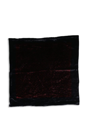 Dolce & Gabbana patterned velvet scarf - Black
