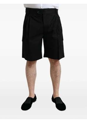 Dolce & Gabbana pleated cargo shorts - Black