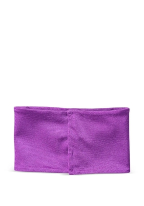 Dolce & Gabbana stretch-design neck warmer - Purple