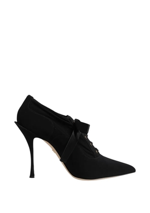 Dolce & Gabbana lace-up pointed-toe pumps - Black