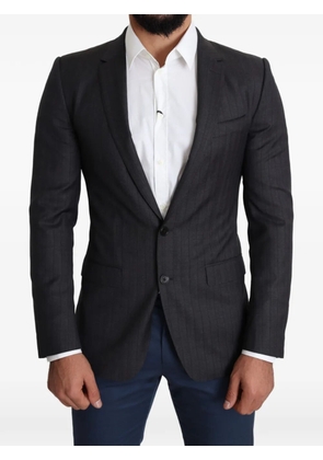 Dolce & Gabbana pinstripe-pattern blazer - Black
