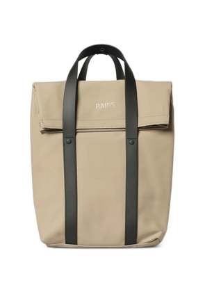 Rains mini two-way foldover backpack - Neutrals