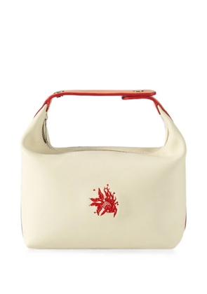 Shanghai Tang Watersky leather toiletry case - Neutrals
