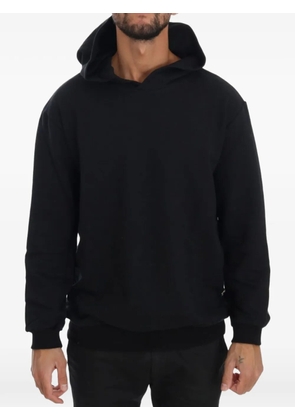 Daniele Alessandrini logo-plaque hoodie - Black