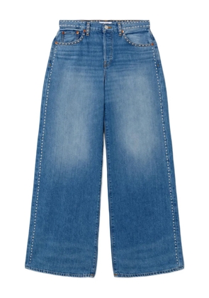 RE/DONE Minerva stud-embellished jeans - Blue