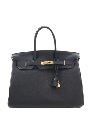 Hermès Pre-Owned 2011 Togo Birkin Retourne 35 handbag - Black