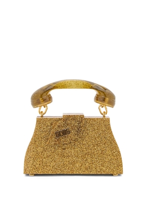 GCDS Call Me Comma mini bag - Gold