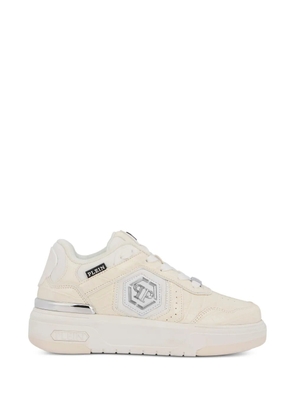 Philipp Plein SK8R crocodile-effect sneakers - Neutrals