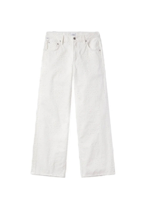 Citizens of Humanity Lindz broderie-anglaise jeans - White