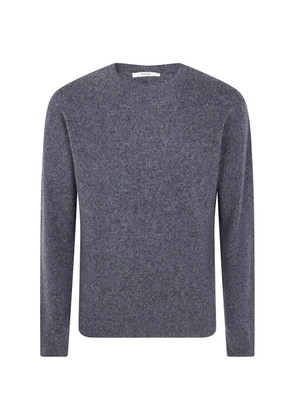 Roberto Collina crew-neck long-sleeve sweater - Grey