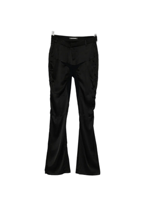 Ottolinger satin-finish panelled trousers - Black
