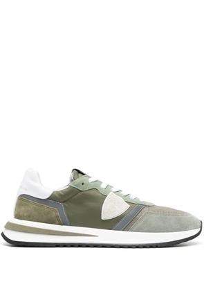 Philippe Model Paris Paris logo-patch sneakers - Green