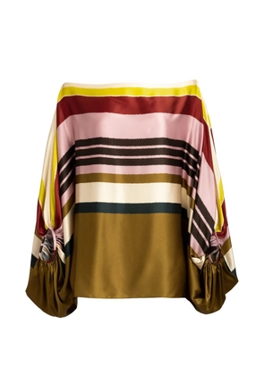 Silvia Tcherassi Bellagio striped blouse - Green