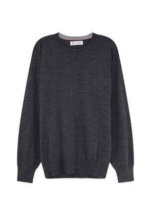 Brunello Cucinelli crew-neck sweater - Grey
