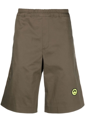 BARROW logo-patch Bermuda shorts - Green