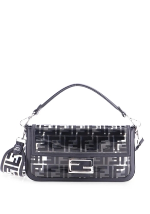 Fendi Pre-Owned Baguette NM Bag Zucca PU Medium shoulder bag - Black