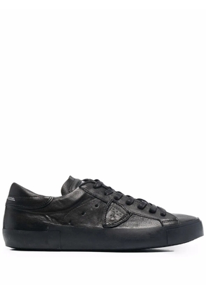 Philippe Model Paris Prsx West low-top leather sneakers - Black
