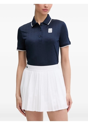Lacoste Heritage monogram polo shirt - Blue