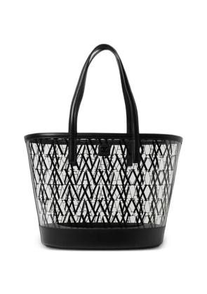 Armani Exchange logo-print shoulder bag - Black