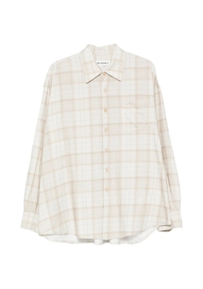 OUR LEGACY Borrowed check-print shirt - Neutrals