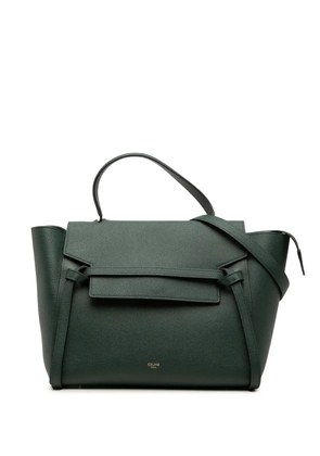 Celine Pre-Owned 2020 Mini Grained Calfskin Belt Bag satchel - Green