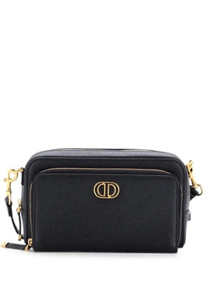 Christian Dior Pre-Owned Caro Double Pouch Leather crossbody bag - Black