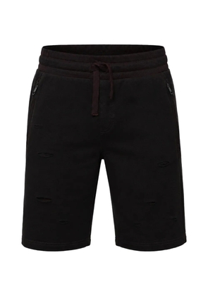 Dolce & Gabbana distressed drawstring shorts - Brown