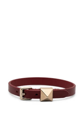 Valentino Garavani VLogo Signature leather bracelet - Red