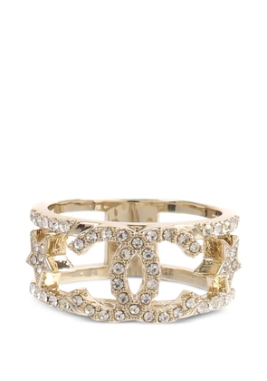 CHANEL Pre-Owned CC metal star ring - Gold