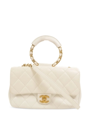 CHANEL Pre-Owned medium In The Loop turn-lock tote bag - White