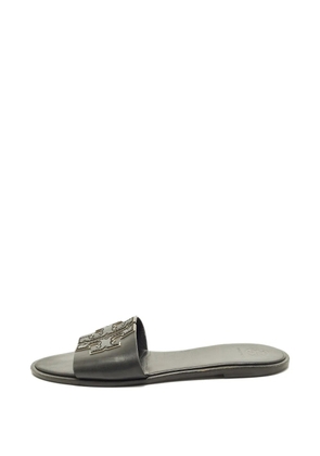 Tory Burch Double T slides - Black
