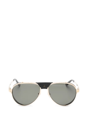 Cartier Eyewear Santos de Cartier pilot sunglasses - Gold