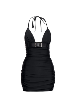 MEDEEA ruched mini dress - Black