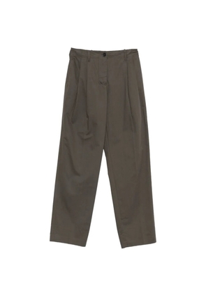 Semicouture Sofia pleated-detail trousers - Green