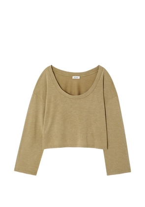 American Vintage Pojy slubbed T-shirt - Brown