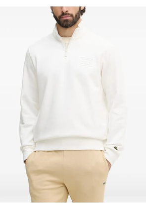 Lacoste quarter-zip sweatshirt - White