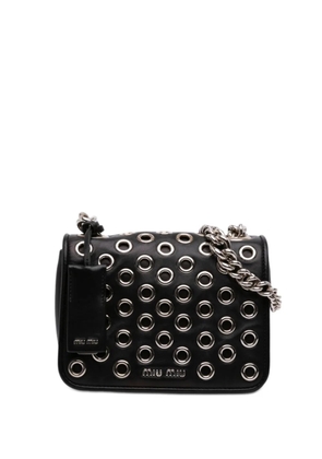 Miu Miu Pre-Owned 2010-2026 Grommet Nappa Club crossbody bag - Black