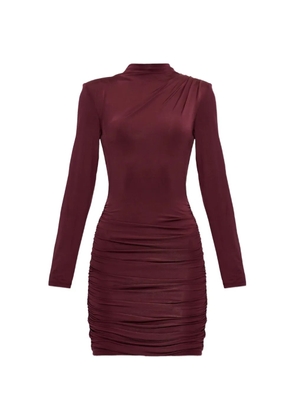 ROTATE BIRGER CHRISTENSEN draped ruched mini dress - Red