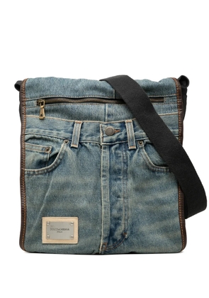 Dolce & Gabbana Pre-Owned 2010-2026 Denim Jeans Messenger Bag crossbody bag - Blue
