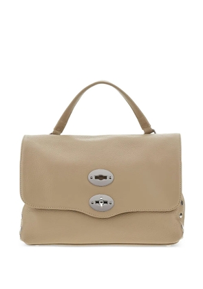 Zanellato small Postina studded handbag - Neutrals