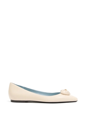 Valentino Garavani Coeur Royal VLogo Signature ballet flats - Neutrals