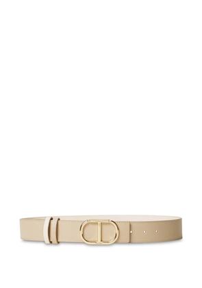 TWINSET reversible leather belt - White