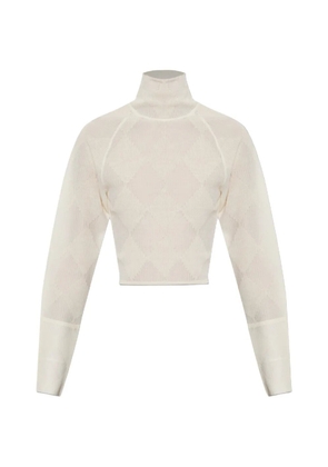 IRO argyle-knit roll-neck sweater - Neutrals