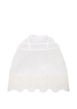 Simone Rocha sheer hoop mini skirt - Neutrals