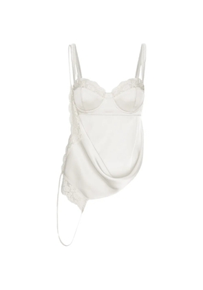 Seen Users Picasso lace-trim top - White
