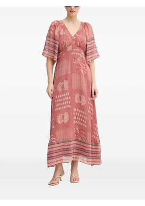 Hoss Intropia Ana flared-sleeve maxi dress - Pink