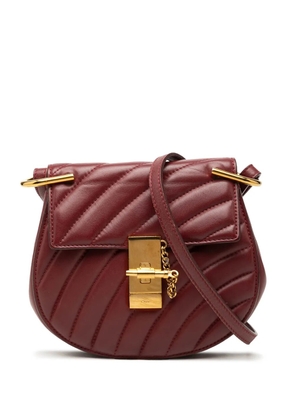 Chloé Pre-Owned 2018 Mini Quilted Leather Drew Bijou satchel - Red