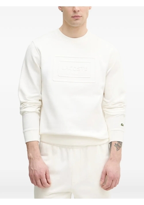 Lacoste logo-embossed sweatshirt - White