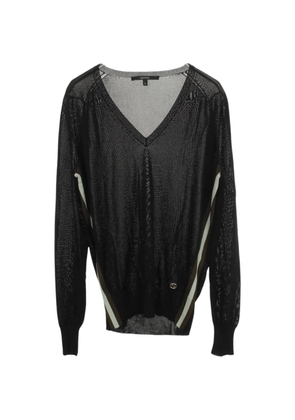 Gucci Pre-Owned 2010s Interlocking G V-neck sweater - Black