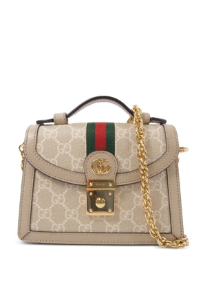 Gucci Pre-Owned mini Ophidia monogram-pattern shoulder bag - Neutrals